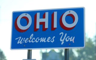 Welcome to Ohio sign